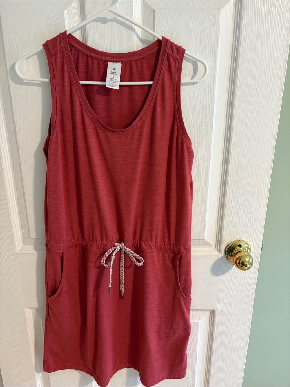 Member’s Mark Sleeveless Drawstring Soft Dress in Sierra Heather